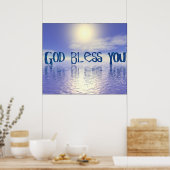 Poster Que Dieu Vous Bénisse. (Cuisine)