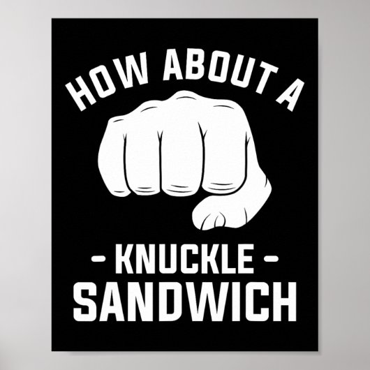 Poster Que diriez-vous d'une boîte à sandwich Knuckle 1 (Devant)