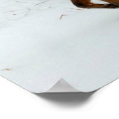 Poster Que dit le renard ? Imprimerie d'art hommage Ylvis (Coin)