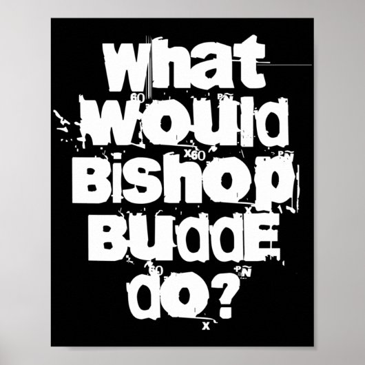 Poster Que ferait Bishop Budde (Devant)