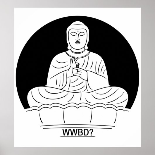 Poster Que ferait Bouddha ? (Devant)
