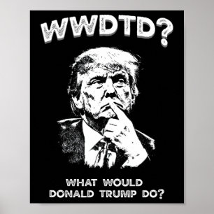 Poster Que ferait Donald Trump Wwdtd Drôle Président M
