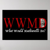 Poster Que ferait Machiavelli ? (Devant)