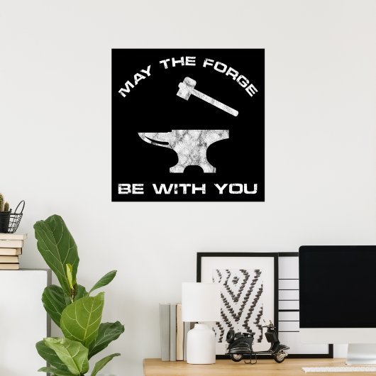 Poster Que La Forge Soit Avec Vous (Bureau à domicile)