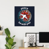 Poster Que la paix soit avec vous (Bureau à domicile)