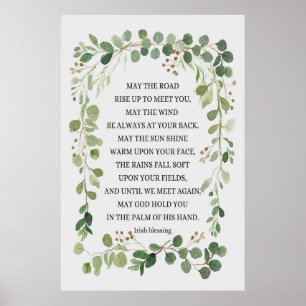 Poster Que la route monte pour vous rencontrer