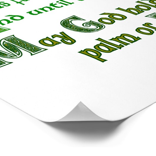 Poster Que la route monte pour vous rencontrer (Coin)