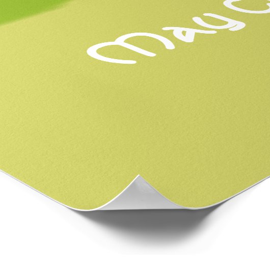 Poster Que La Route Monte Pour Vous Rencontrer (Coin)