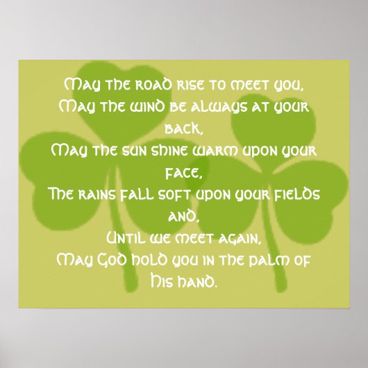 Poster Que La Route Monte Pour Vous Rencontrer (Devant)