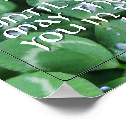 POSTER QUE LA ROUTE MONTE POUR VOUS RENCONTRER CELTIQUE V (Coin)