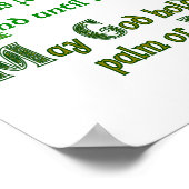 Poster Que la route s'élève pour vous rencontrer (Coin)