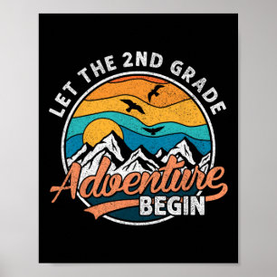 Poster Que l'aventure de 2e année commence Retour à l'éco