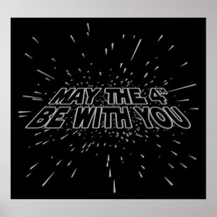 Poster Que Le 4 Soit Avec Vous