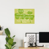 Poster Que le chemin se lève pour vous rencontrer (Bureau à domicile)