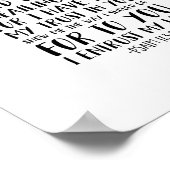 Poster Que le matin me parle, Psaume 143:8 (Coin)