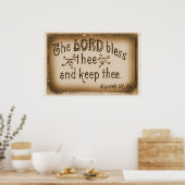 Poster Que le Seigneur te bénisse et te garde (Cuisine)