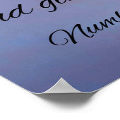 Poster Que le Seigneur te bénisse et te garde (Coin)