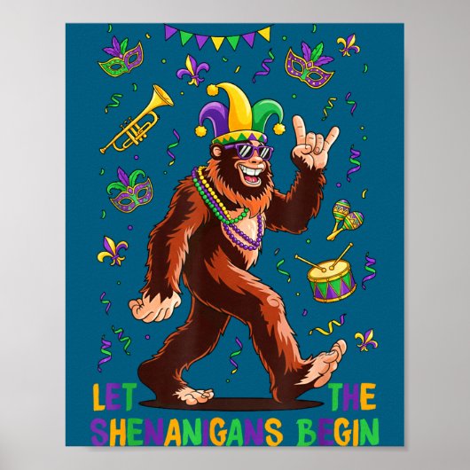Poster Que les folies du Mardi Gras commencent (Devant)