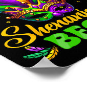 Poster Que Les Shenanigans Commencent Mardi Gras 3 (Coin)