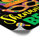 Poster Que Les Shenanigans Commencent Mardi Gras Heureux (Coin)