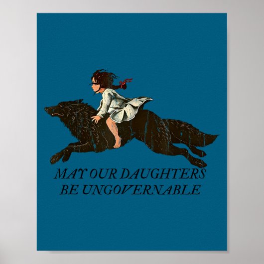 Poster Que nos filles soient ingouvernables (Devant)
