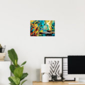 Poster Que notre louange s'élève (Bureau à domicile)