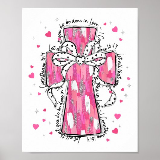 Poster Que tout ce que vous faites soit fait dans l'amour (Devant)