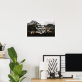 Poster Que tu le penses. (Bureau à domicile)