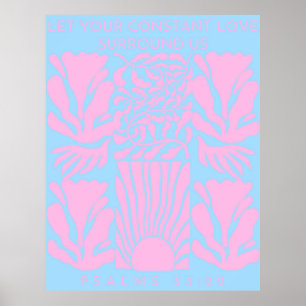 Poster Que Votre Amour Constant entoure Nous