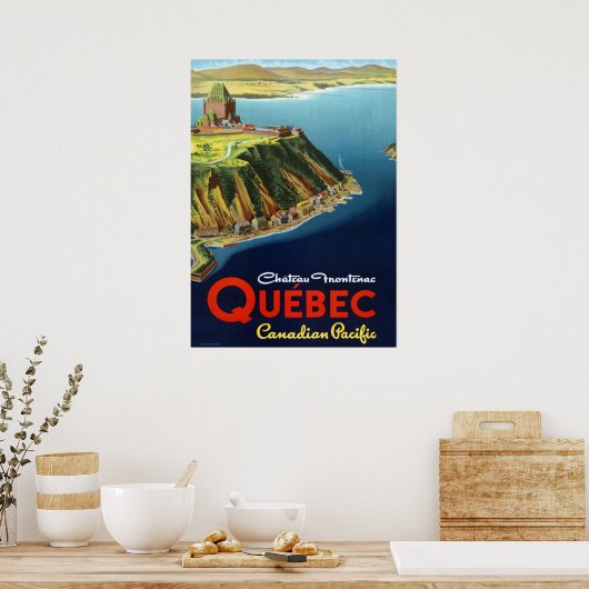 POSTER QUÉBEC (Cuisine)