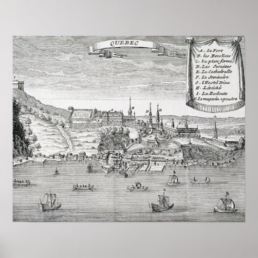 Poster Québec, après La Potherie (Devant)