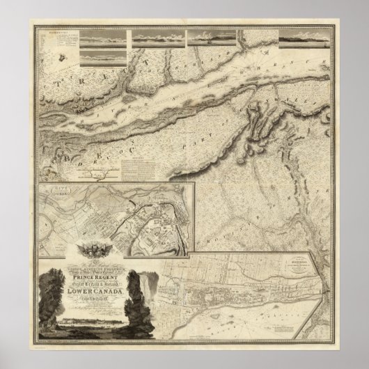 Poster Québec, Canada (Devant)