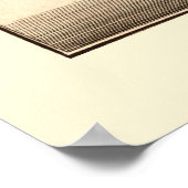 Poster Québec, Canada Carte panoramique - 1755 (Coin)