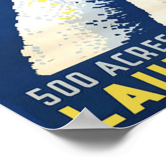 Poster Québec, Canada, fille de ski à Laurentian Mountain (Coin)