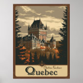 Poster Québec, Canada Majesté du Château Frontenac (Devant)