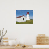 Poster Québec, Canada. Phare du Cap D'Espoir. (Cuisine)