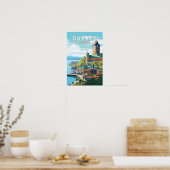 Poster Québec Canada Voyage Art Rétro (Cuisine)