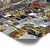 POSTER QUÉBEC CITY COMIC POP ART (Coin)