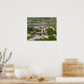 Poster Québec, Québec, Canada. Vue plongeante sur la (Cuisine)