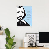 Poster Québec Samuel de Champlain 1608 Nouvelle-France (Bureau à domicile)