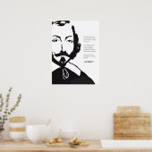 Poster Québec Samuel de Champlain 1608 Nouvelle-France (Cuisine)