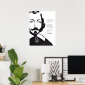 Poster Québec Samuel de Champlain 1608 Nouvelle-France (Bureau à domicile)