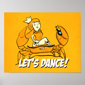 Poster Queen Crab Reggae Girl