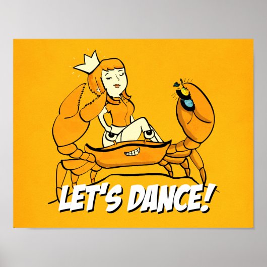 Poster Queen Crab Reggae Girl (Devant)