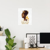 Poster Queen Crown Portrait-Create Your Own Motivational (Bureau à domicile)