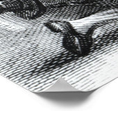 Poster Queen Elizabeth I  Knighting Francis Drake (Coin)