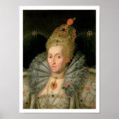 Poster Queen Elizabeth I (portrait de bust length) (Devant)
