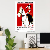 Poster Queen Elizabeth II London Trooping the Colour  Pos (Bureau à domicile)