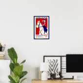 Poster Queen Elizabeth II Retro Trooping the Colour art P (Bureau à domicile)