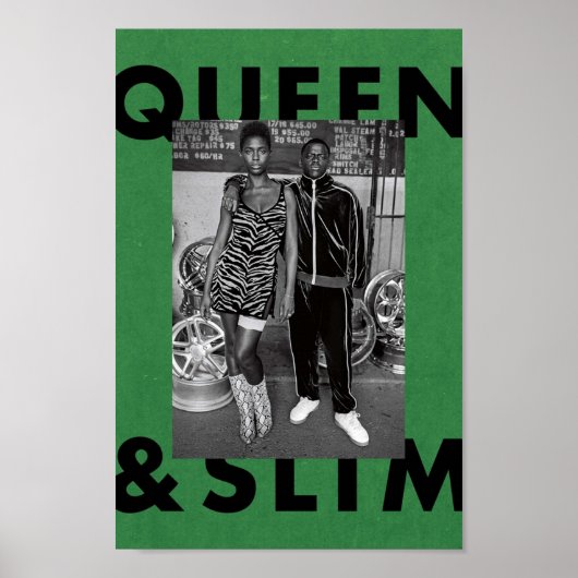 Poster Queen et Slim Green (Devant)